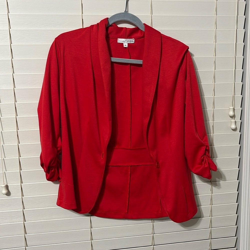 Red blazer